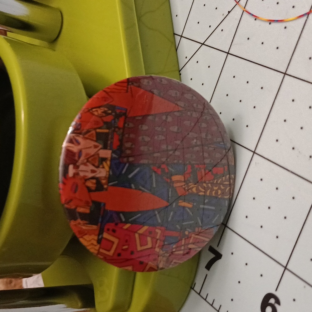 Abstract Art Pin 2" - Picture 3 of 3